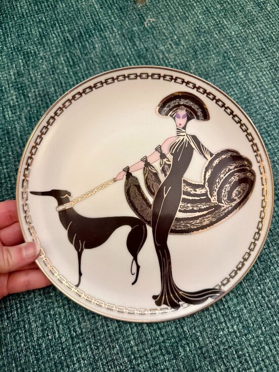 Franklin Mint Other - House of Erté Symphony in Black Franklin Mint Limited Edition Display Plate